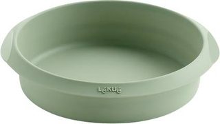 Lékué 8710755884122 Forme friteuse à air chaud, 20 cm sans BPA, pour contact alimentaire, passe au lave-vaissellle vert
