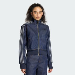 adidas Originals Veste de survêtement en jean Firebird pour homme