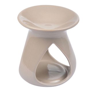 Brûle Parfum en Céramique  Triptyque  10cm Taupe