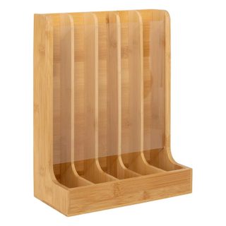 Porte-Capsules en Bambou  70 Capsules  29cm Naturel