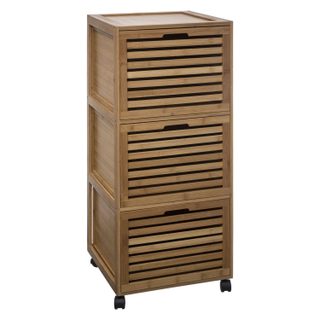 Meuble Sicela en bambou 3 tiroirs - Bois