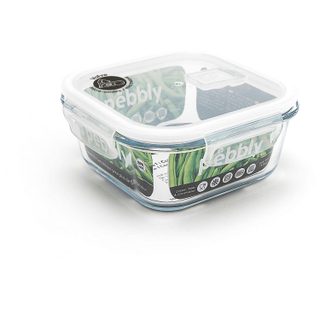 Boîte hermétique CARREE EN VERRE  0.8L