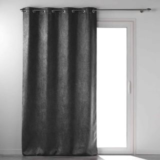 Rideau occultant  mélodie  135x280cm anthracite