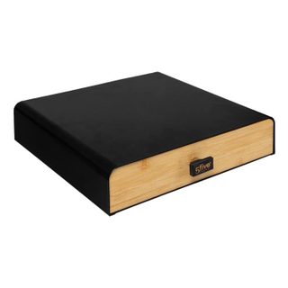 Porte-Capsules Tiroir  Nera  33cm Noir & Naturel