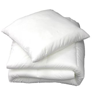 Couette microfibre  confort  200x200cm blanc