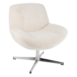 Fauteuil Lounge  Chill  79cm Crème
