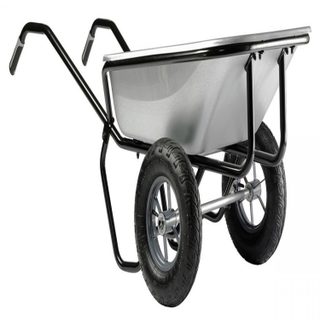 Brouette Expert Twin Excellium 160 galva roues gonflées
