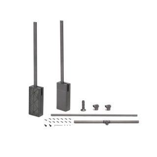 Penderie rabattable pour armoire Sway -  600 - 830mm -   Acier -  Aluminium et Plastique -  Peint en titane