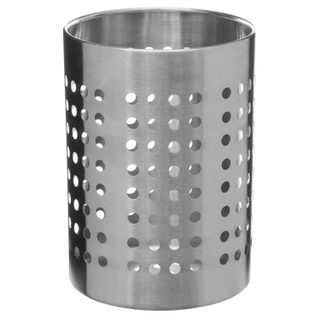Pot à Ustensiles en Inox  Ajouré  16cm Argent