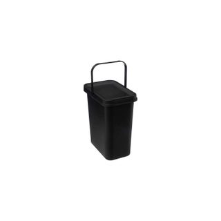 Poubelle en Plastique  Anse  12L Noir