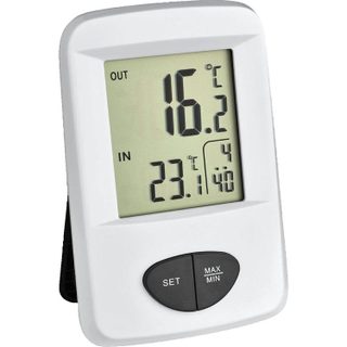 Thermomètre TFA sans fil avec écran LCD et portée 30m