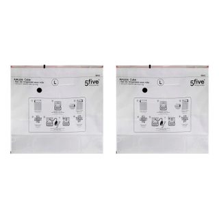Lot de 2 Sacs Compresseurs  Airless L  104cm Transparent