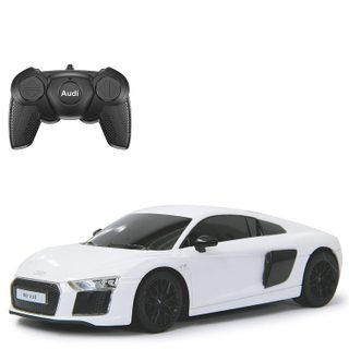 Voiture télécommandée audi r8 2015 1:24 blanc 2,4ghz