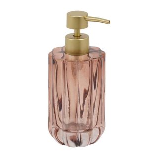 Distributeur de Savon en Verre  Floréa  18cm Ambre