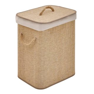Panier à Linge en Bambou  Stemy  60L Beige