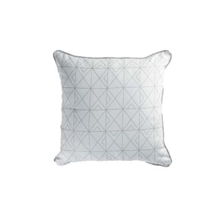 Coussin déco  quadris  40x40cm blanc