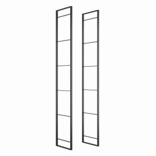 Structure pour étagère Lader, H 1790 mm, Peint en noir