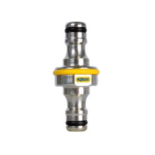 Accoupleur double mâle Pro en métal pour tuyau d'arrosage - blister