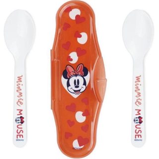 Thermobaby Set de 2 cuilleres bebe Disney Minnie avec etui transport
