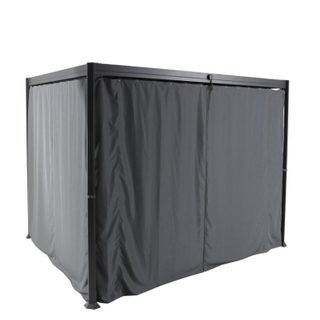 Hespéride Rideaux pour pergola "Belize" 3,6x3m ardoise en polyester