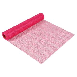 Chemin de Table Jetable  Effet Maille  30cmx5m Fuschia
