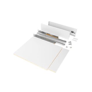 Kit de tiroir pour cuisine et salle de bain Vertex - panneaux inclus, H 93 x M 450, blanc