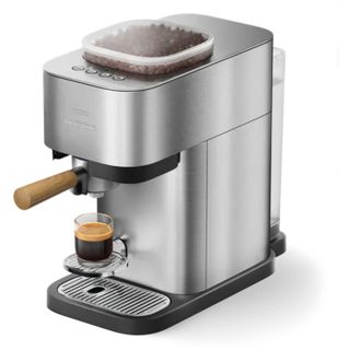Machine à expresso BAR500/00 cafetière à grain Métal + Porte-filtre Bois de Frêne, Iced Coffee