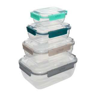 Lot de 4 Boîtes de Conservation  Klic  22cm Transparent