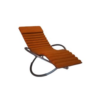 Chalet & Jardin Bain de soleil Swing Luxe Monaco en aluminium - Terracotta