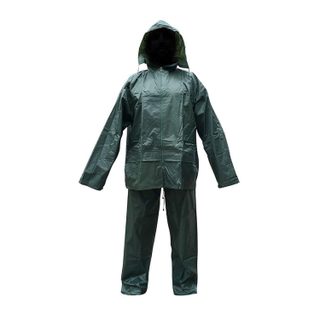 Ensemble de pluie souple - Veste et Pantalon AVERSE vert XXL