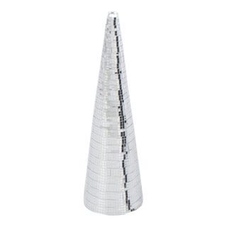 Cône Miroir Déco  Lyle  40cm Argent