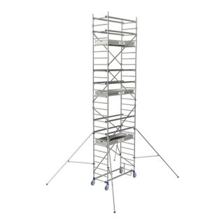 Echafaudages roulants en aluminium Cross 80 - 2 planchers  plancher 4,85 m