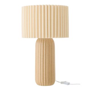 Lampe à Poser en Céramique  Ruth  50cm Camel