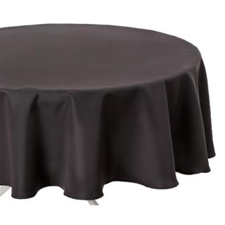 Nappe antitache ronde  unie  180cm ardoise