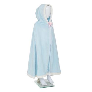 Plaid Cape Enfant  Flanelle  100x115cm Bleu Clair
