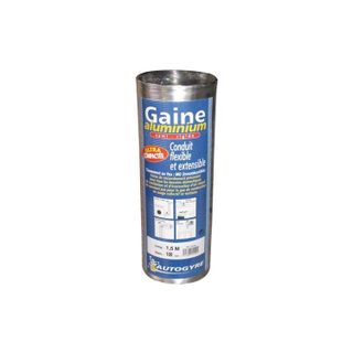 Strulik Gaine flexible alu Ø100 mm x 3 m - AUTOGYRE - Accessoires de finition ou de raccordement