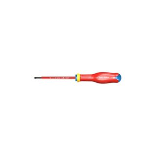 Facom Tournevis Protwist isolé 1000V pour vis à fente 3 5x100mm longueur totale 204mm - AT3.5X100VE