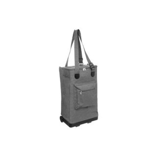 Chariot de Marché 30L  Roulant  34cm Gris