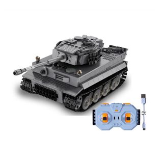 CaDA Tank Tiger 1:35 gris 2,4GHz Bricks