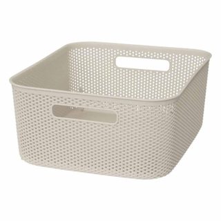 Panier de Rangement  Crochet  14cm Beige Lin