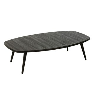Table Basse en Bois  Teck  120cm Noir