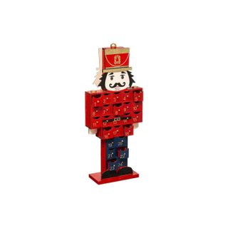 Calendrier de l'Avent Casse Noisette  La Piste  47cm Rouge