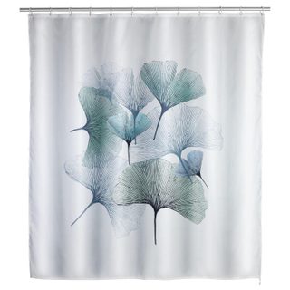 Wenko Rideau de douche anti-moisissure Ginkgo, 200 x 180 cm