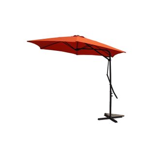 Parasol terracotta droit rond 294 x 294 m ALCUDIA