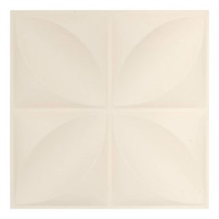 Atmosphera Lot de 2 Stickers Fleurs Oren 30x30cm Chaud