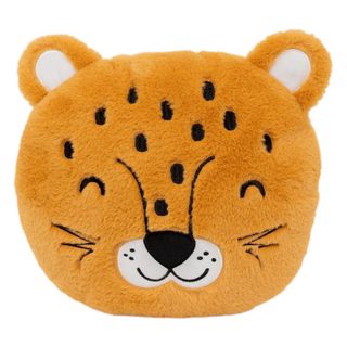 Coussin Enfant  Léopard Jungle  30x30cm Jaune