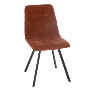 Chaise Matelassée  Clark  85cm Rouille