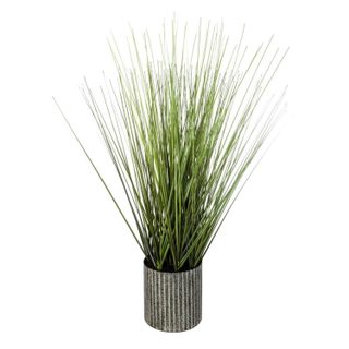Plante Artificielle en Pot  Herbe  45cm Gris