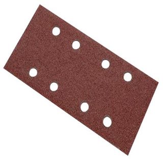 Lot de 5 patins auto-agrippants perforés (parrallèle) - grain 240 - 93 x 185 mm