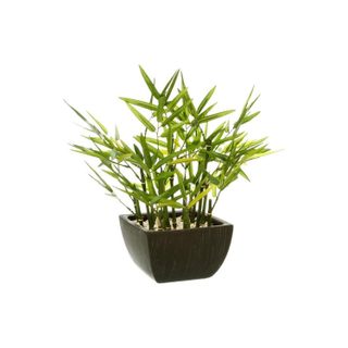 Plante Artificielle en Pot  Bambou  35cm Noir